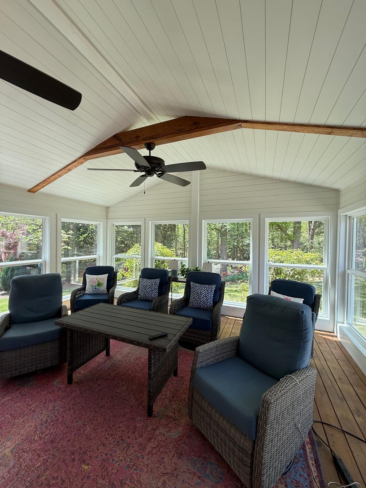 IAC Construction covered outdoor porch structure