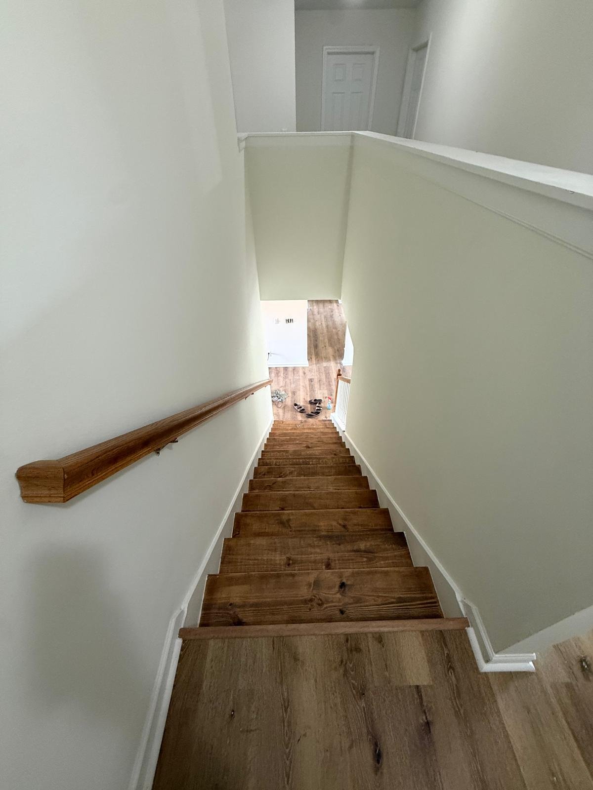 IAC Construction railing and hallway interior