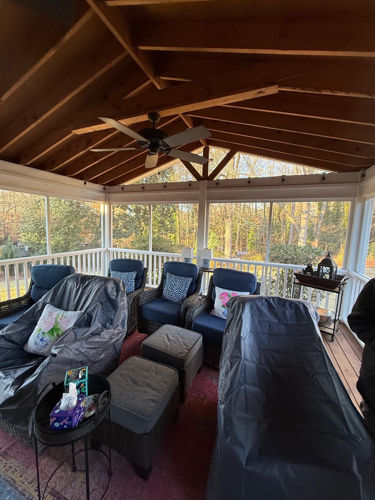IAC Construction sunroom interior
