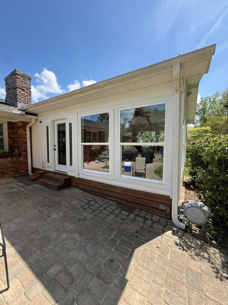 IAC Construction turned into enclosed sunroom