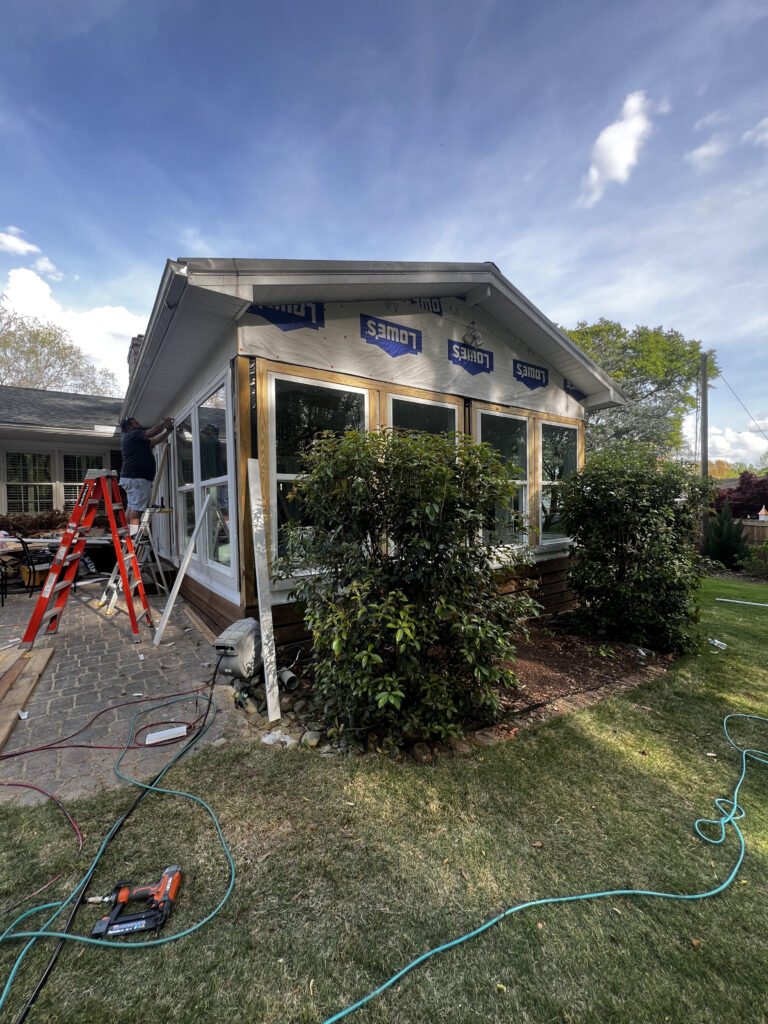 IAC Construction glass door installation