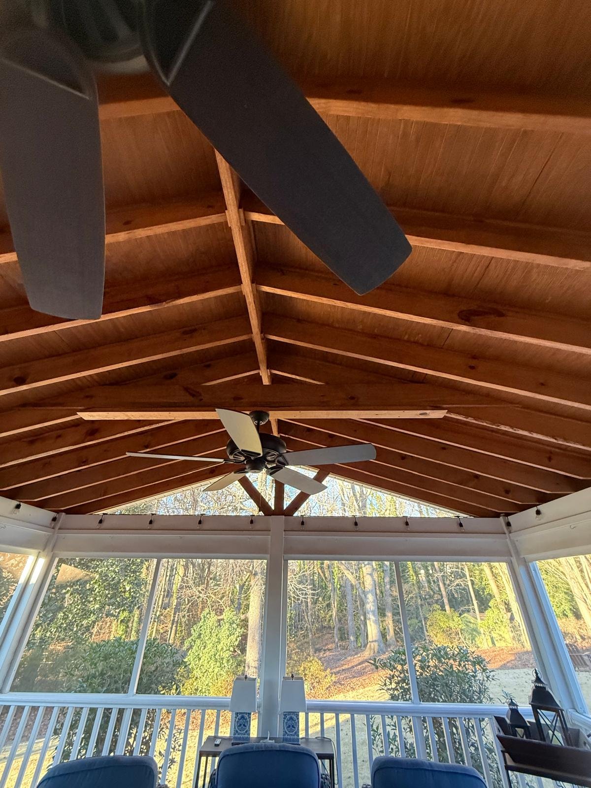 IAC Construction custom wood ceiling