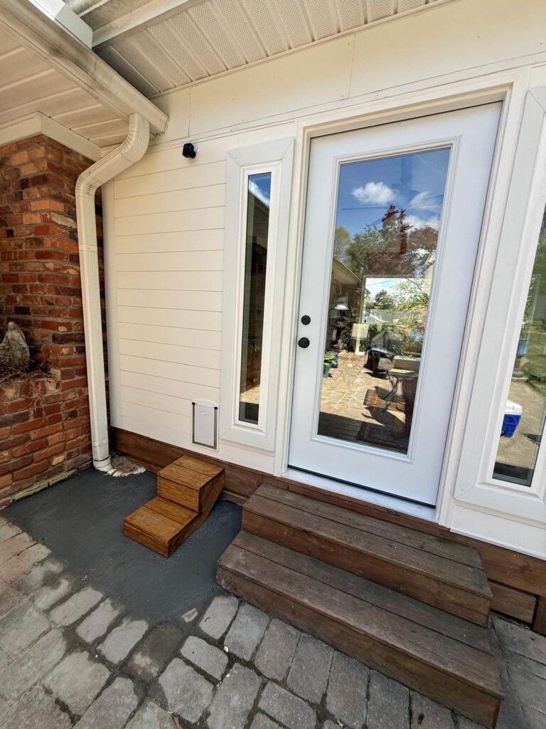 IAC Construction custom glass door installation